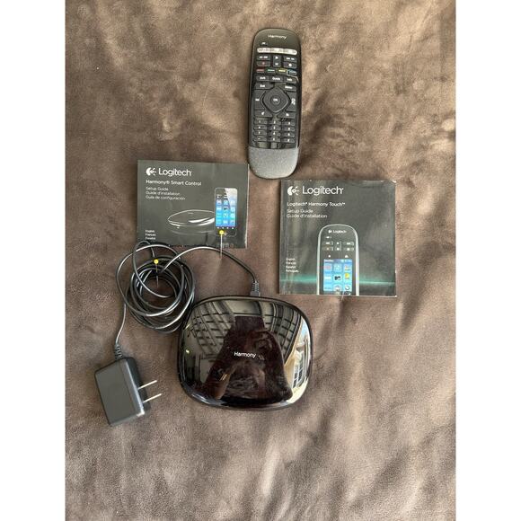Logitech Harmony Smart Control Remote, Hub & Touch Remote R0004 With Instruction - Picture 1 of 10